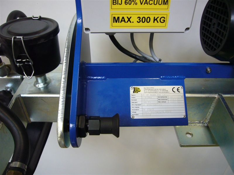 Vacuüm Hefsysteem Type MK.MH 5x 550 x 220 mm Zacht H1500 / V750 kg Elektrisch CE