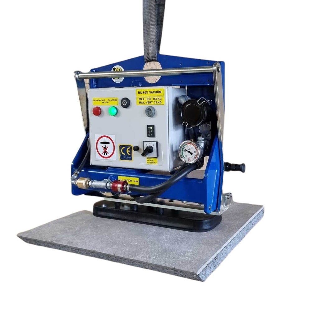 Vacuüm Hefsysteem Type NKDD0075V01LZ 450 x 150 mm - H150 kg - V75kg met Oplaadbare Batterij CE