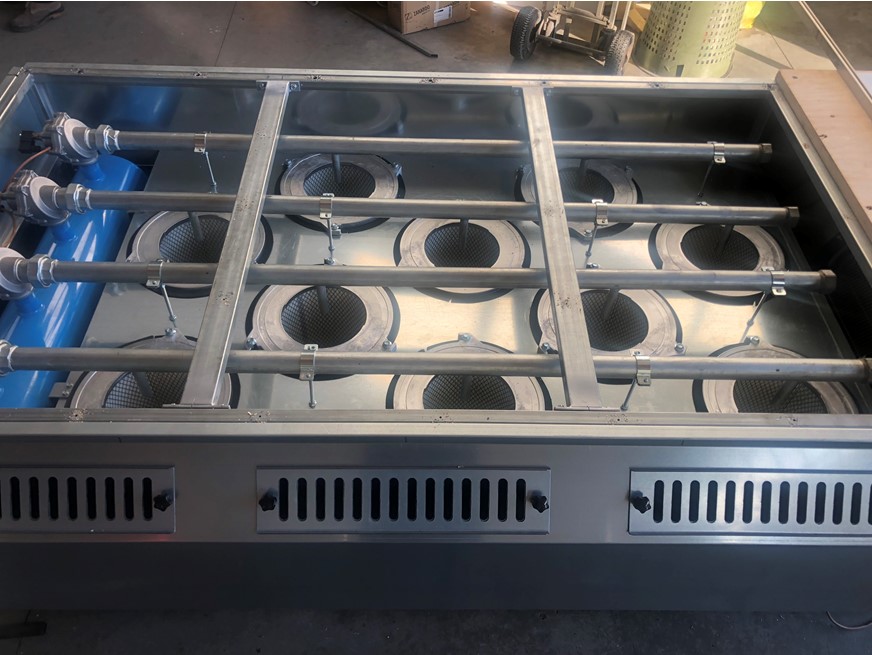 Grutec Stofbank met Droogafzuiging - driefasig (400 V of 230V)