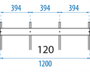 Deltarack Premium Houten Transportbok B3