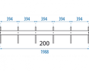 Deltarack Premium Houten Transportbok B3L