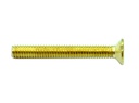 Vijs met Gefreesde Kop + Gleuf Messing (per 100 stuks)