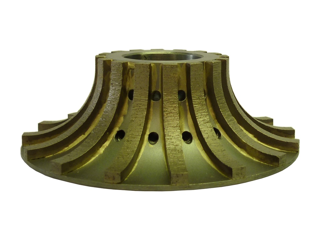 Nicolai Profielfrees voor Graniet en Composiet Ø60 mm B30 R=30 mm - Asgat 35 mm