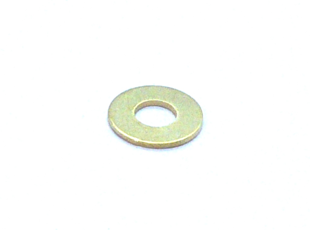 Rondel Plat Messing (per 100 stuks)