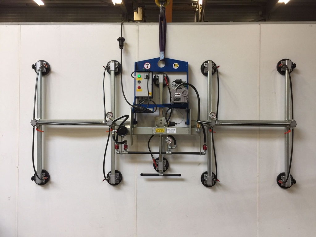 Vacuüm Hefsysteem Type MKMH0250V10RZ 10 x Ø160 mm Zacht H 500kg/V 250kg Elektrisch CE
