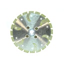 Disque Diamanté Garnissage Électrodéposé 6+3 pour Marbre et Pierre Calcaire M14