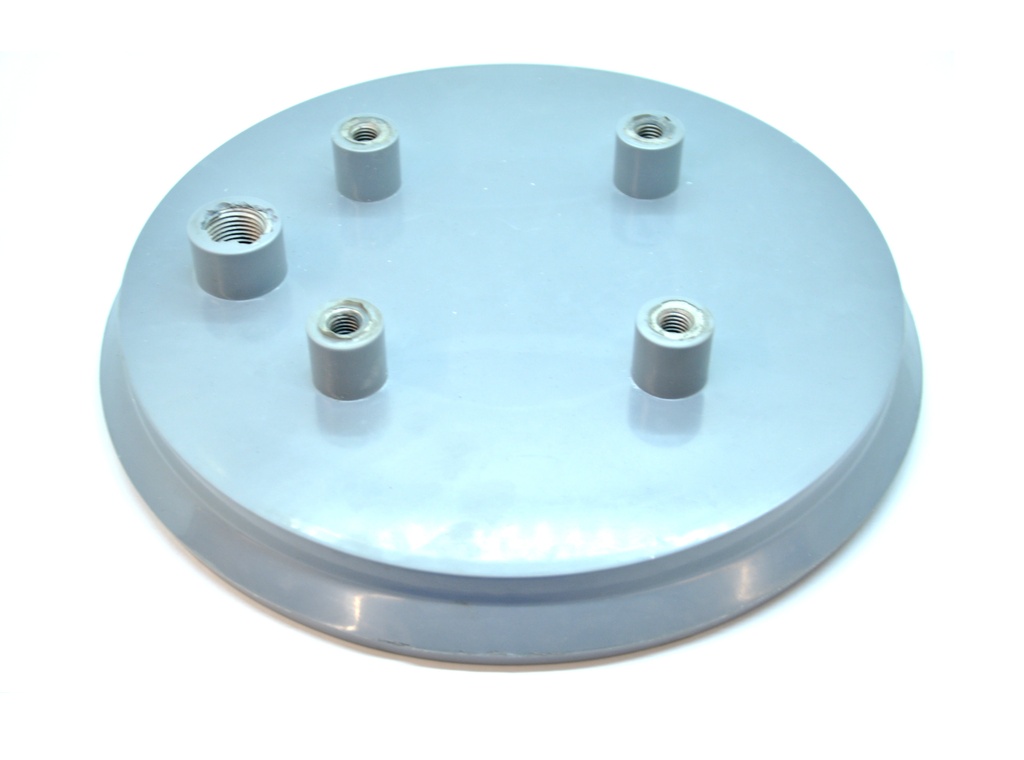 Zuignap Ø280 mm Grijs - 180kg Horizontaal - 90kg Verticaal bij 60% vacuüm