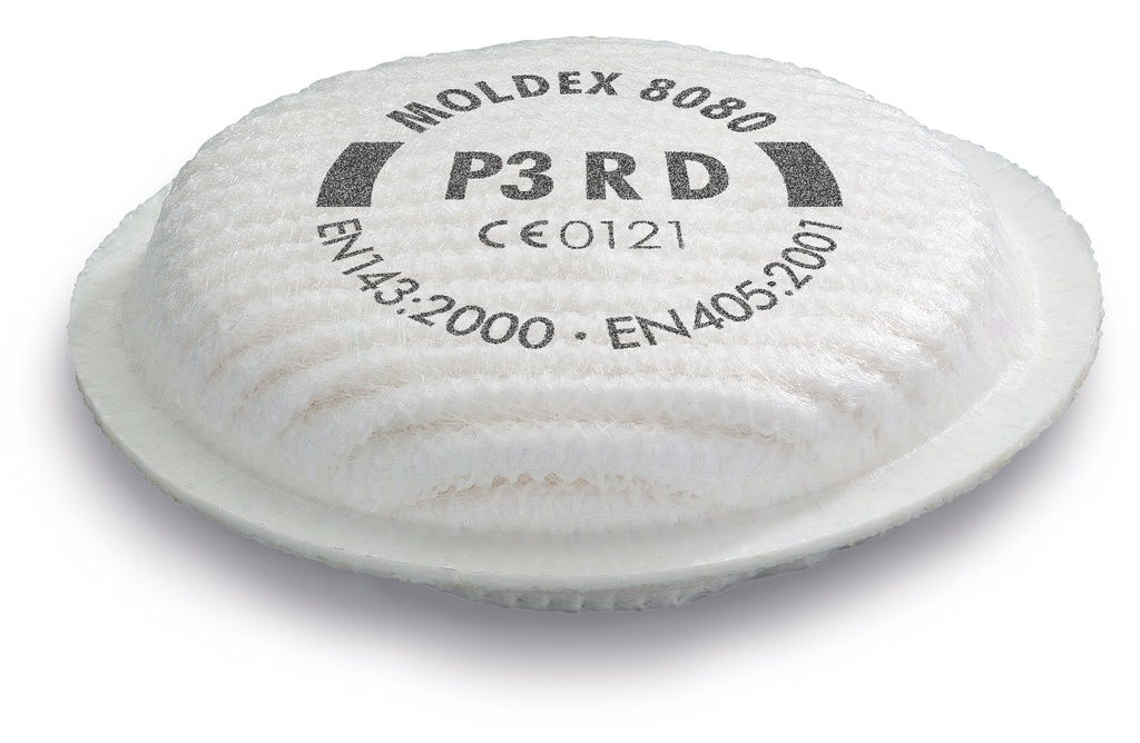 Moldex Vervangfilter P3 voor Masker 5000 + 8000 (per 8 stuks)