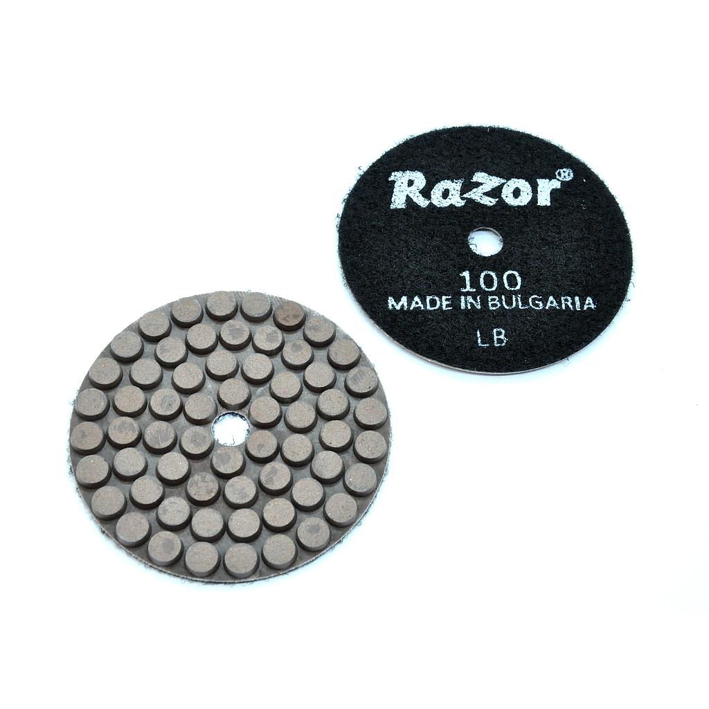 Diamantpad Razor Ø100 mm Velcro