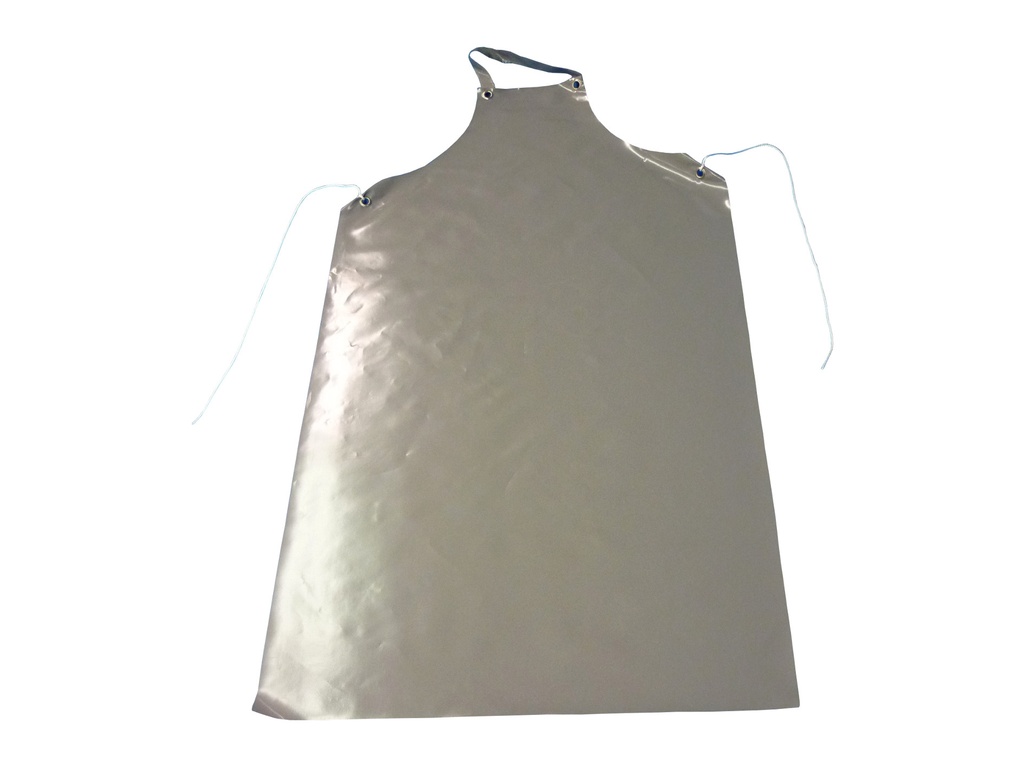 Schort Grijs 160 x 90 cm met Touw - 0,5 mm