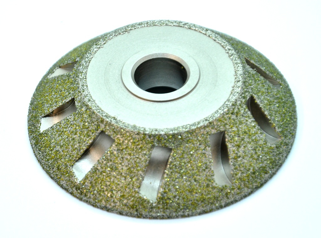 Profielfrees E Galvanisch voor Marmer 45° Ø100 mm D427 M14 - tot 15 mm - Enkel Frees