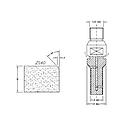 Marmo Profielfrees voor Graniet en Composiet Ø20 mm ZS40 R1/2"