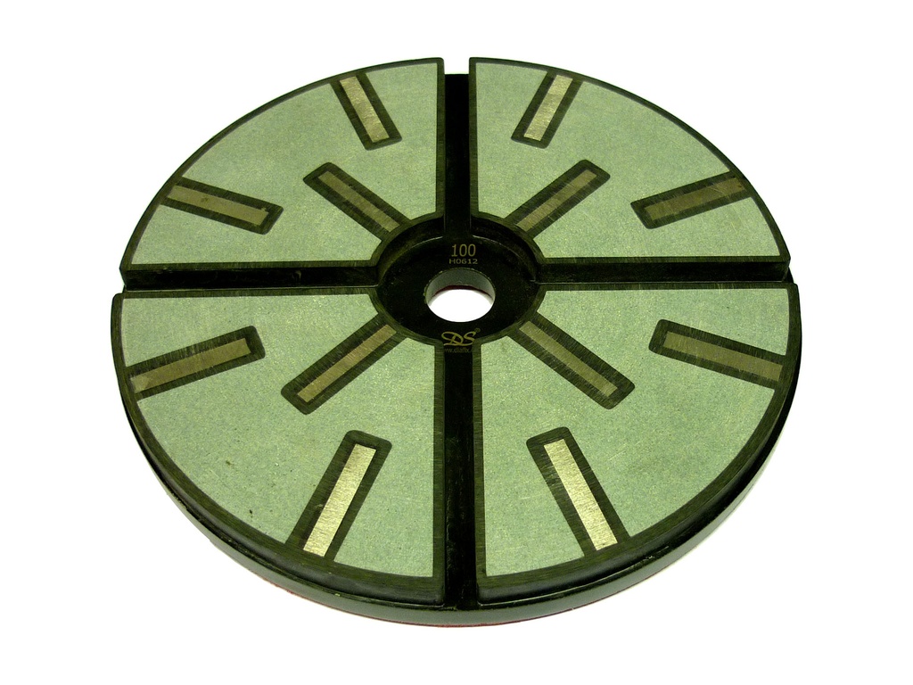 Vlakpolijststeen DS Synthetic Metal Ø250 mm Velcro