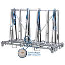 Chevalet de Stockage pour Plans de Travail Double Face