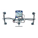 Vacuüm Hefsysteem Type MKGC0300V06RN 6 x Ø210 mm op Batterij CE - 600kg Horizontaal, 300kg Verticaal