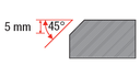 Montolit Toprofile Profile Cutter for 45° Bevel 