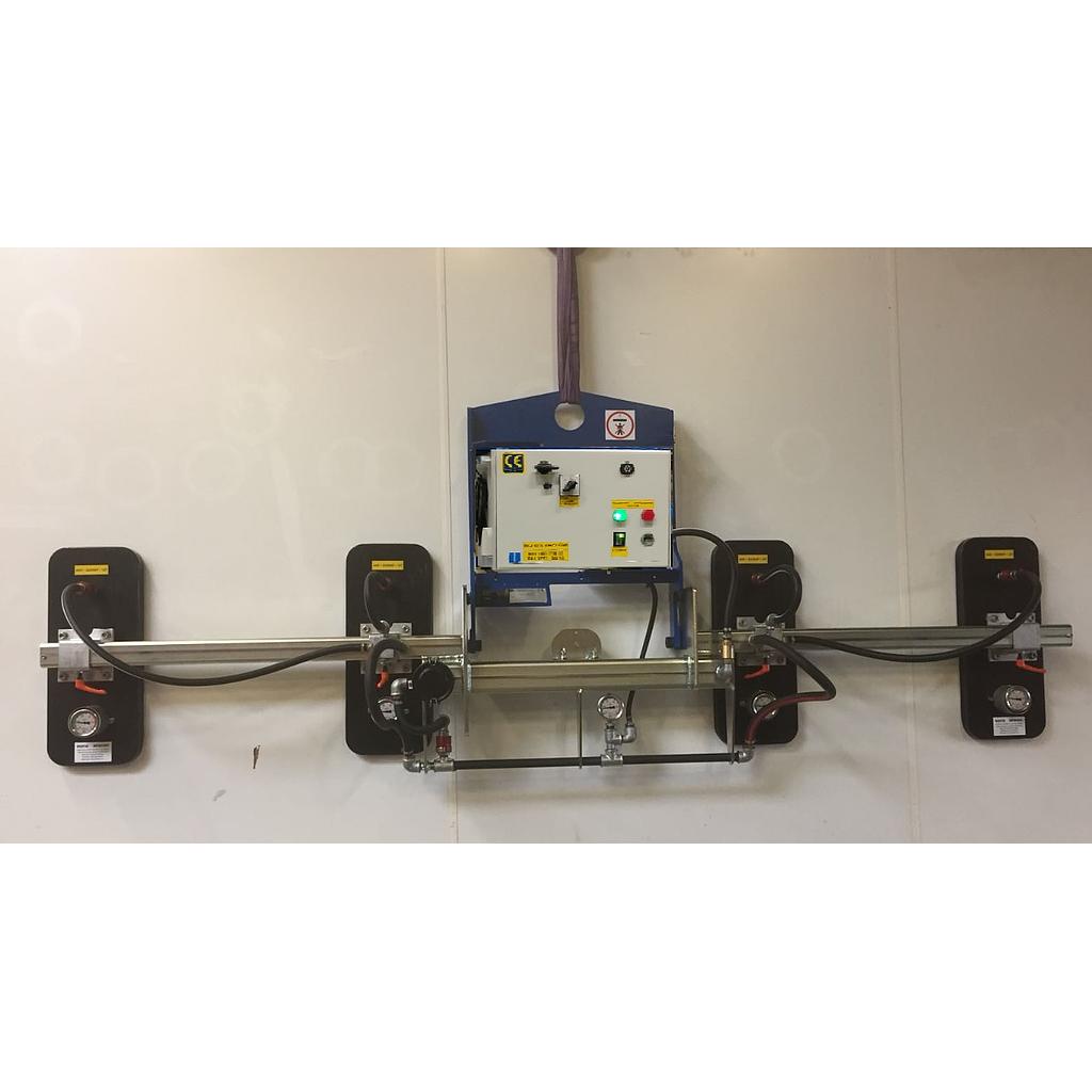 Palonnier à Ventouses MKGC0300V04LZ 4 x 450 x 150 mm Souple sur Batterie CE