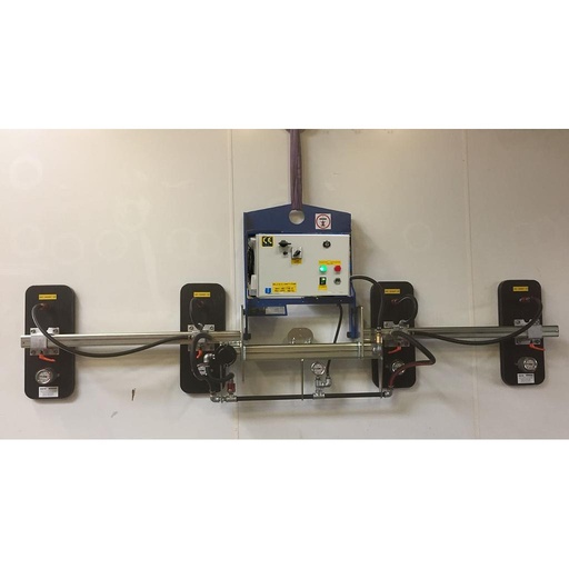 Palonnier à Ventouses MKGC0300V04LZ 4 x 450 x 150 mm Souple sur Batterie CE