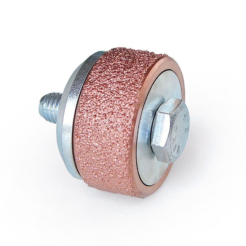 Lupato Rouleau de Rechange Ø45 mm Abrax pour Plateau effet Sablage VOR et STONA pour Marbre et Pierre Bleue