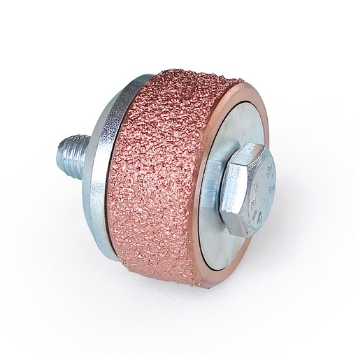 Lupato Rouleau de Rechange Ø45 mm Abrax pour Plateau effet Sablage VOR et STONA pour Marbre et Pierre Calcaire