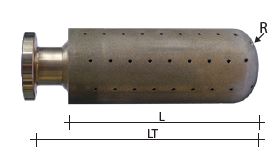 Nicolai Fraise Diamantée Cylindre Boule Ø85 mm Hauteur Utile 200 mm Radius = 20 mm Longueur Total 250 mm Galvanique pour Marbre avec Alésage Ø50 mm avec 6 trous de vis