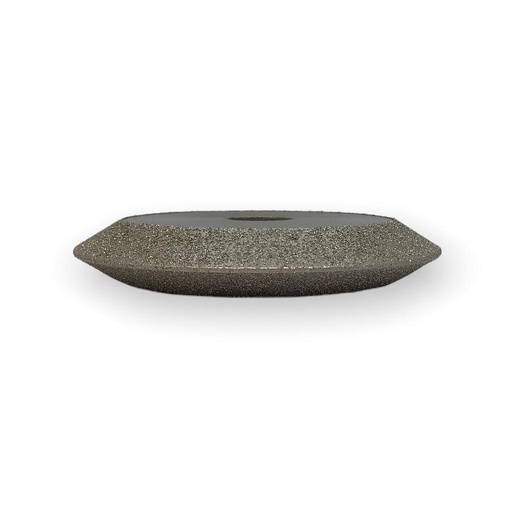 Meule Goutte D'eau Pointe Ø125 x 22,2mm Largeur=20mm 15x15mm à Sec Gros grain pour Béton et Pierre Calcaire