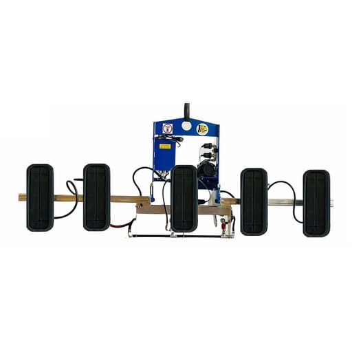 Système de levage à ventouses Type MK.MH 5x 550 x 220 mm Souple H1500 / V750 kg Electrique CE