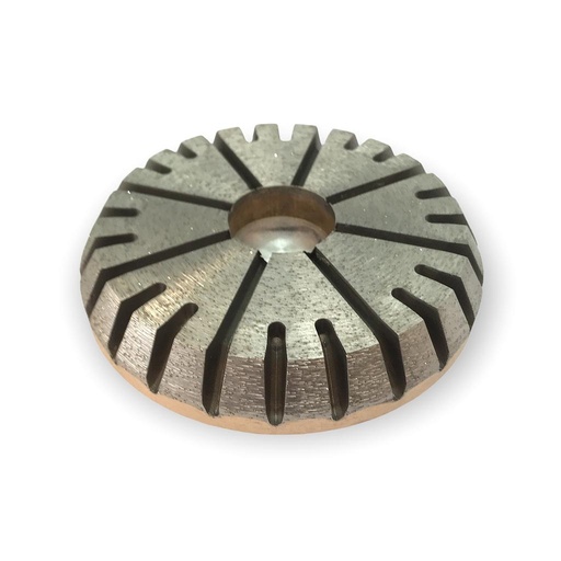 [AD-PA33334] MEULE DIA D130X47,5X4 F=M/30 POUR COMANDULLI OMEGA (Grain B, Raccord M30)