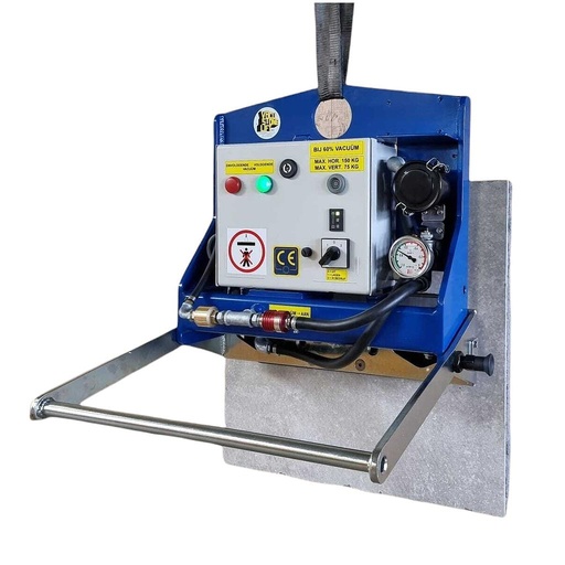 Vacuum Lifting System Type NKDD0075V01LZ 450 x 150 mm – H150 kg – V75 kg with Rechargeable Battery CE
