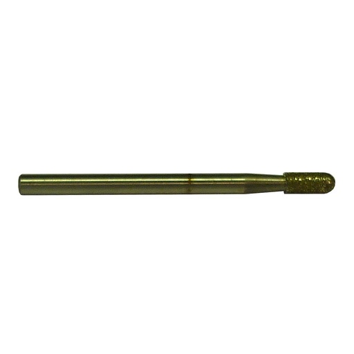 [TRFGR3503] Diamond Router Bit Pear-Shaped Electroplated for Granite on Shaft 3 mm (Diameter 3 x 7 mm, Fitting Shaft 3 x 50 mm)