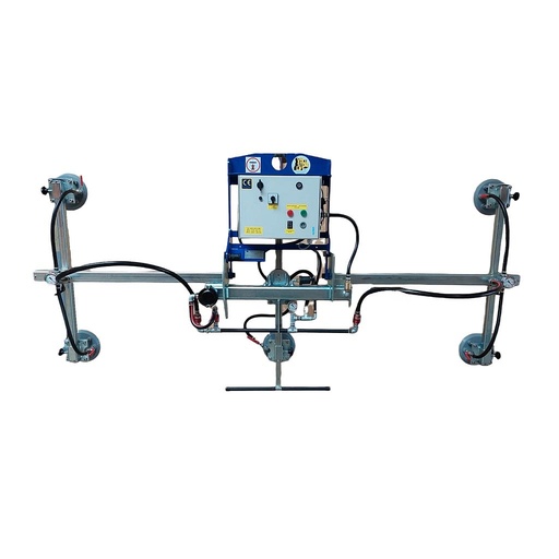 Vacuüm Hefsysteem Type MKGC0300V06RN 6 x Ø210 mm op Batterij CE - 600kg Horizontaal, 300kg Verticaal