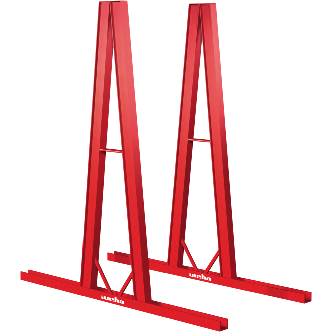 A-Frame Platenstaander Trapezevorm Gelakt (per stuk)