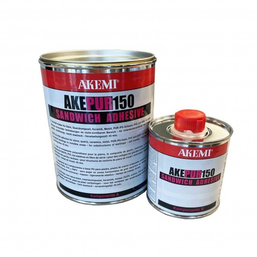 [AKEPUR150-6] Akemi Akepur 150 Sandwich Adhesive (Inhoud Set 6 kg)