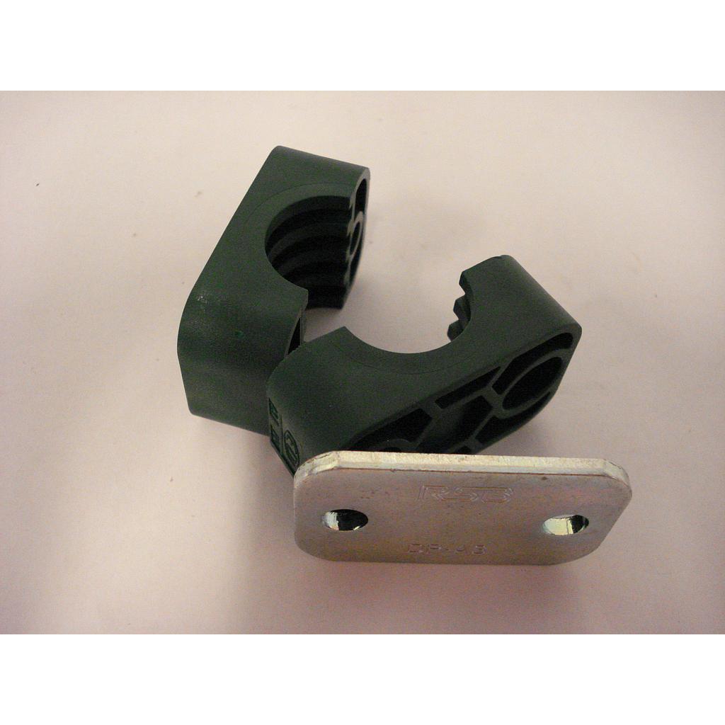 Plastic Pipe Clamp Green 32 mm 3/4” (Pair)