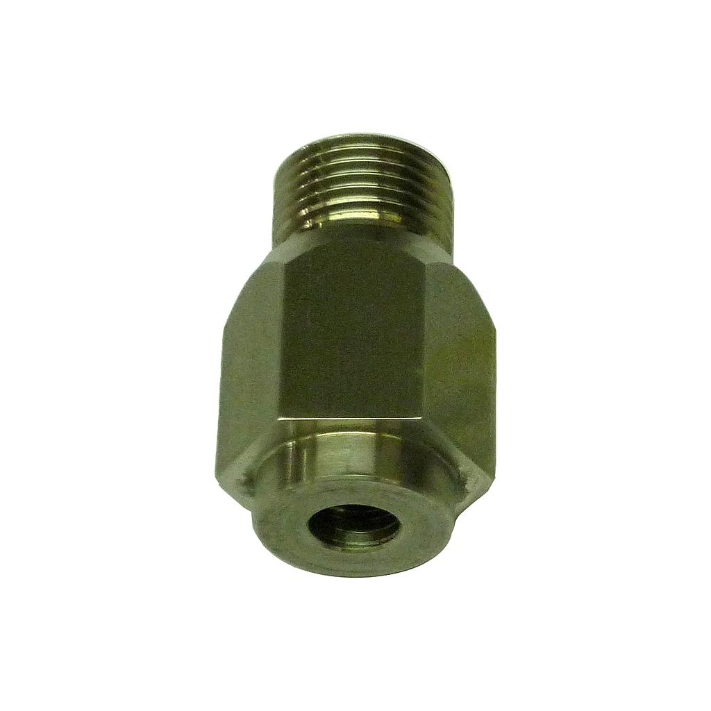 Adapter R1/2 Uitwendig + M14 Inwendig - M8 Inwendig voor Profielfrezen