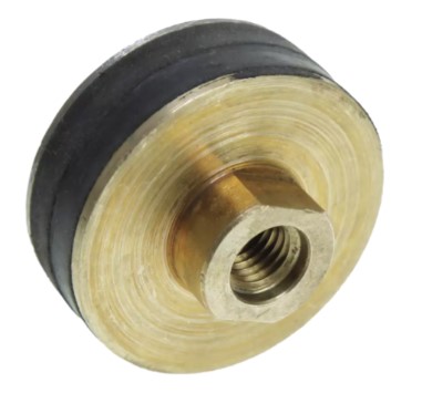 [GB060M14M14] Demper Ø60 mm (Aansluiting M14 inwendig - M14 uitwendig, Diameter 60 mm)