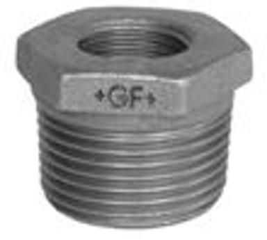 Reductie 1" uitwendig - 1/2" inwendig