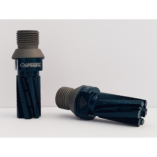 [AD-PB22701] ADI Fraise à Détourer Bleue pour Quartzite R1/2" (Diamètre 22 mm, Longueur 35 mm)