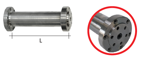 Nicolai Adaptor Ø45 mm - Asgat Ø50 mm met 6 vijsgaten / Asgat Ø50 mm met 6 vijsgaten