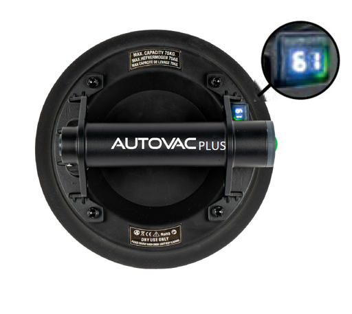 [AUTOV-HC] Elektrische Handventouse Autovac Plus - Ø200 mm in Hardcase (Capaciteit 75 kg)