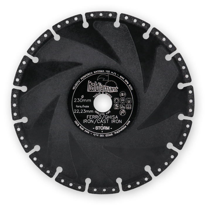 Italdiamant Disque Diamanté &quot;Storm&quot; pour Panneaux Sandwich et Matériaux de Construction