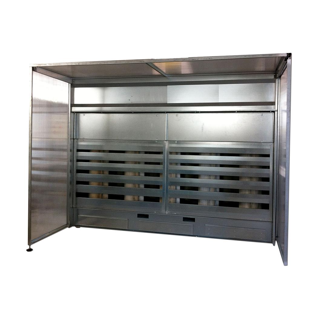Grutec Stofcabine met Droogafzuiging - Driefasig (400 V of 230V) - 95% Filtering