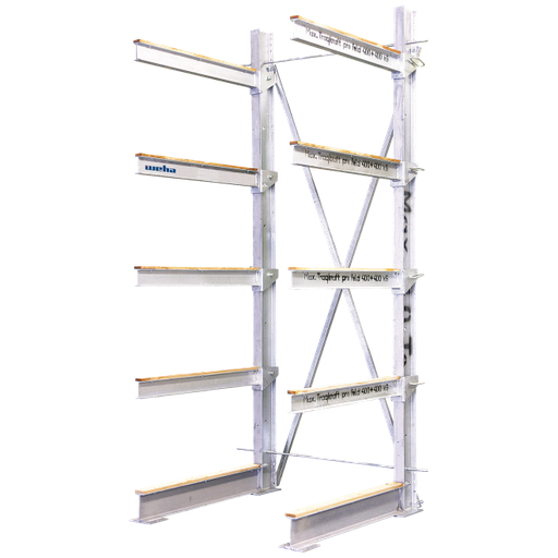 [W107375] Etagère "Quick" Galvanisé  (Dimensions 1100 x 3000 mm, Capacité 4000 kg)