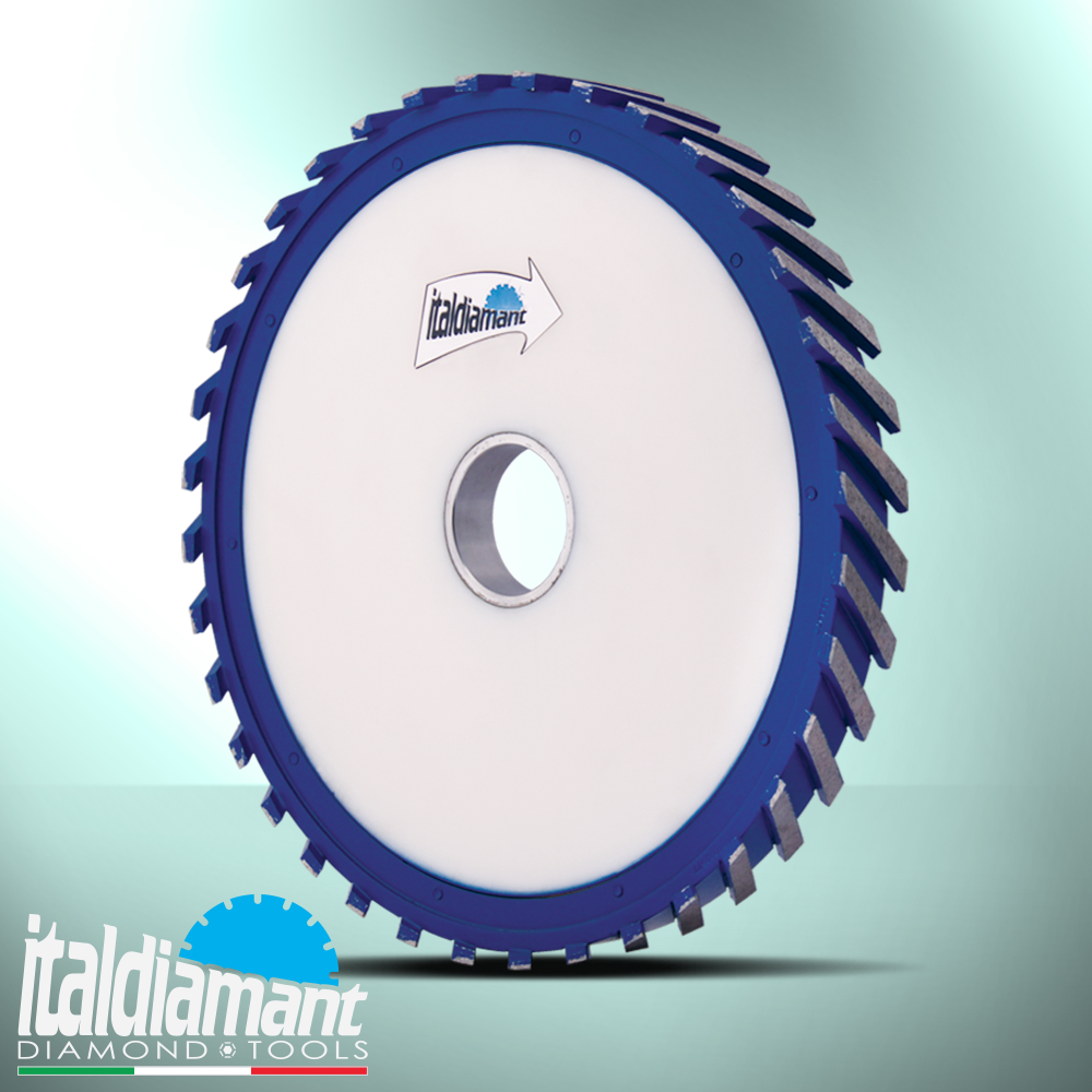 Italdiamant Calibrating Milling Cutter Segmented with Teflon Core for Granite and Bluestone