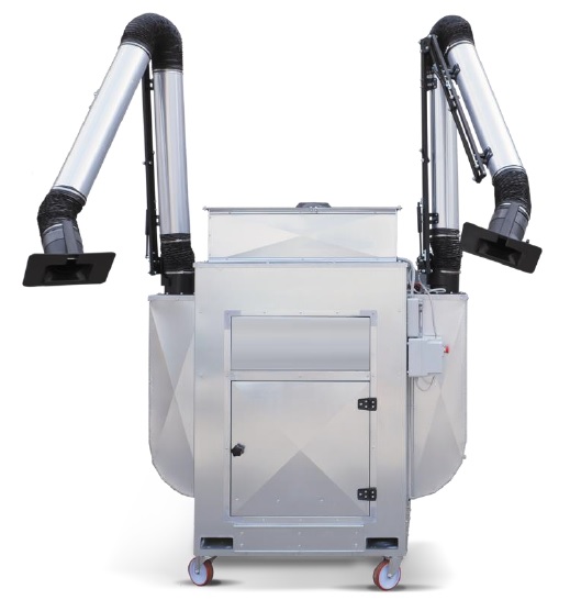 Grutec Mobiele Stofcabine BICUBO met Droogafzuiging - 3 x 400 V