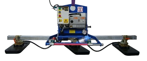 Vacuüm Hefsysteem Type MT.MH 2x 550 x 220 mm + 1x 450 x 150 mm H 750 kg Elektrisch  CE