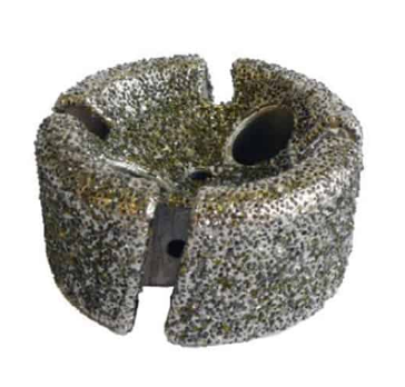 Nicolai Fraise Diamantée Egouttoir Galvanique Concave pour Marbre Ø50 x 20 mm  Alésage Ø10 mm 2+2 trous de vis