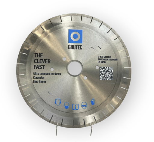 [GRUZ400UCSFA-60/50] Grutec Diamond Blade “The Clever Fast” for UCS and Ceramics (Diameter 400 mm, Bore 60/50 mm)