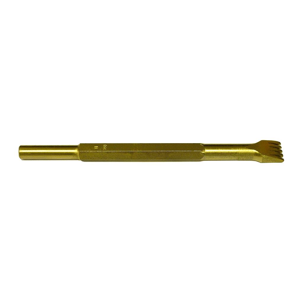 Grutec Pneumatische Gradine Gold Tungsten - Shank 12,7 mm