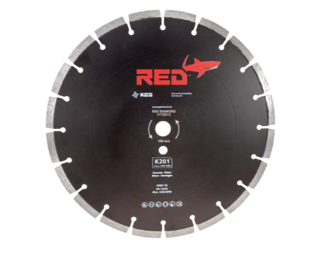 KGS Diamond saw RED™ K201 for Concrete, Clinker, Bricks and Roof Tiles